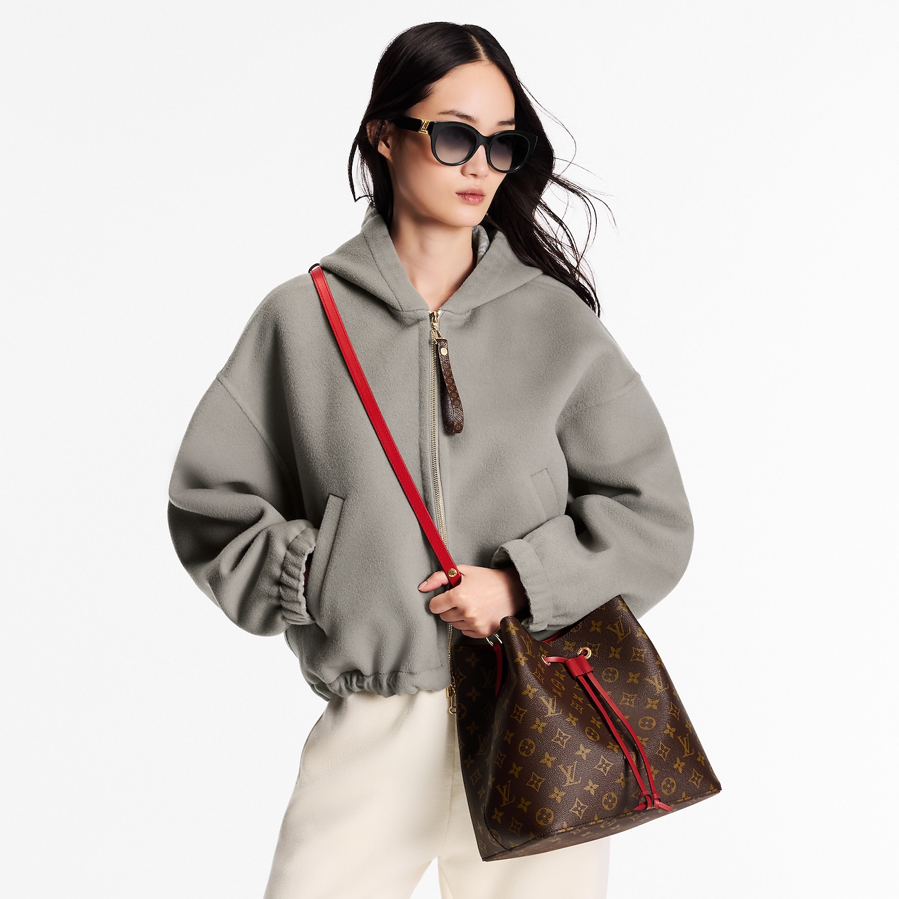 Сумка Louis Vuitton Neonoe Mm Коричневая N
