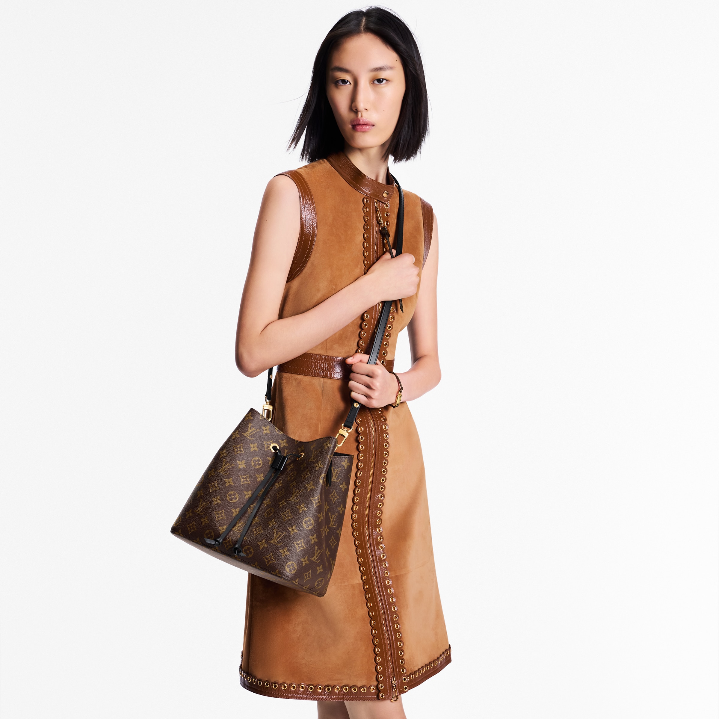 Сумка Louis Vuitton Neonoe Mm Коричневая N