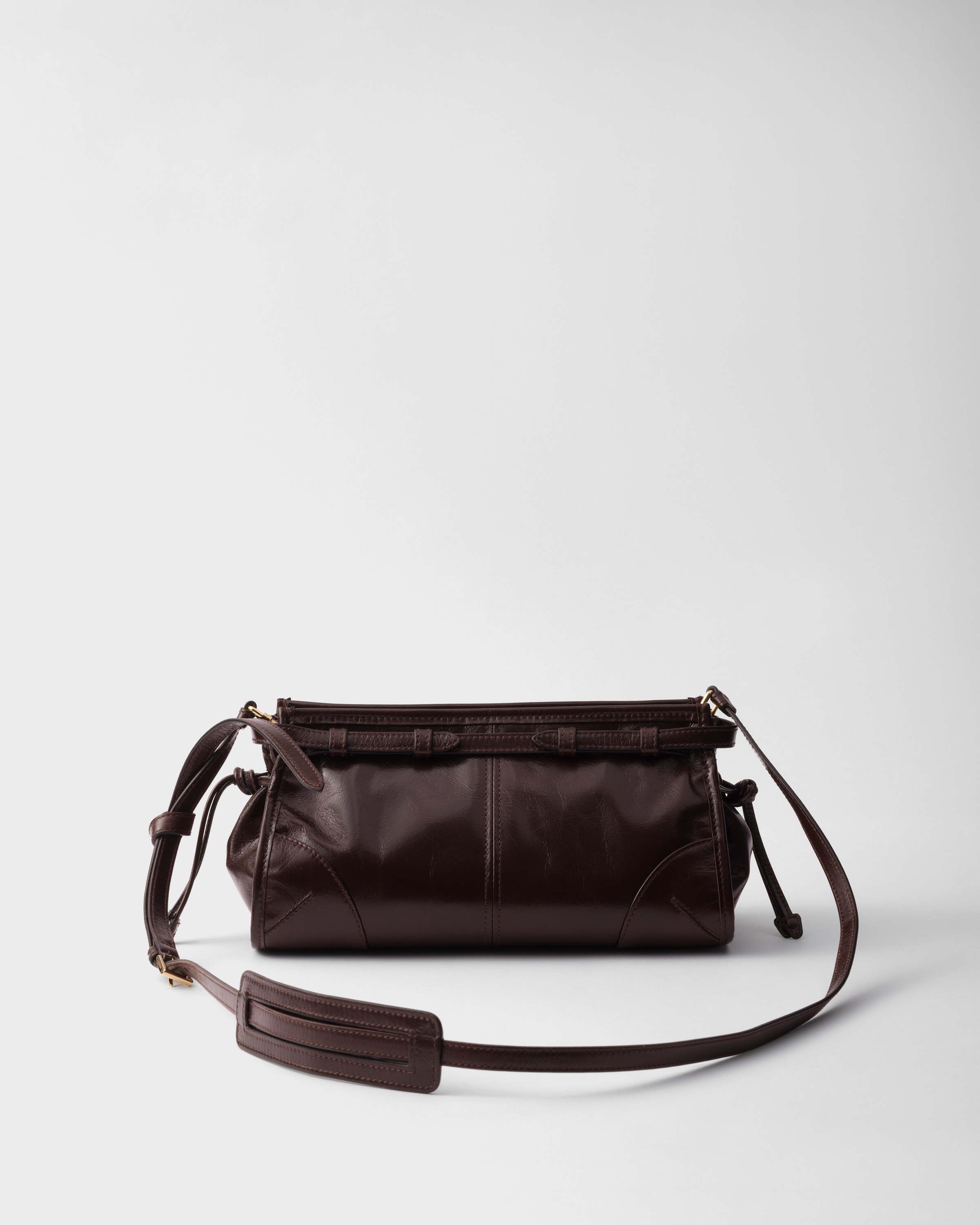 Сумка Prada Bonnie Темно коричневая N