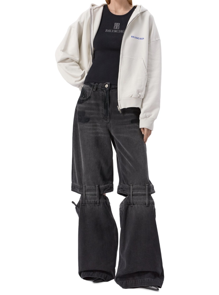 Толстовка Balenciaga Dirty White Кремовая F