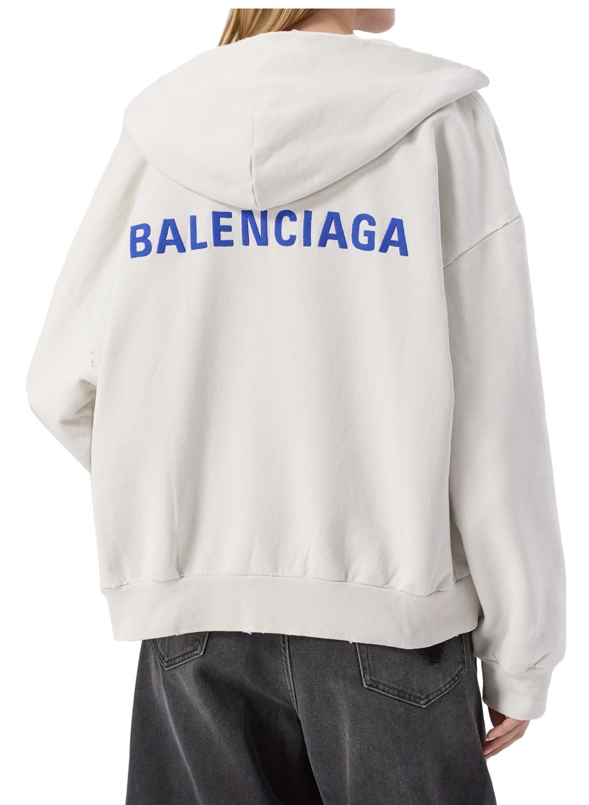 Толстовка Balenciaga Dirty White Кремовая F