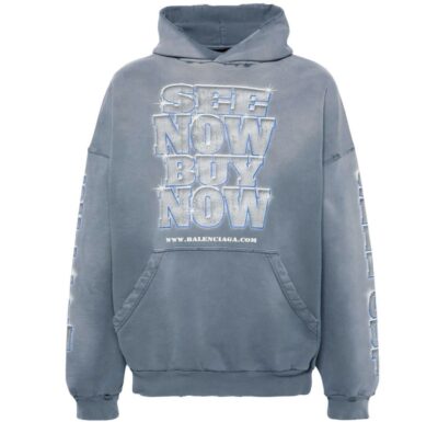 Толстовка Balenciaga Popover Hoody F