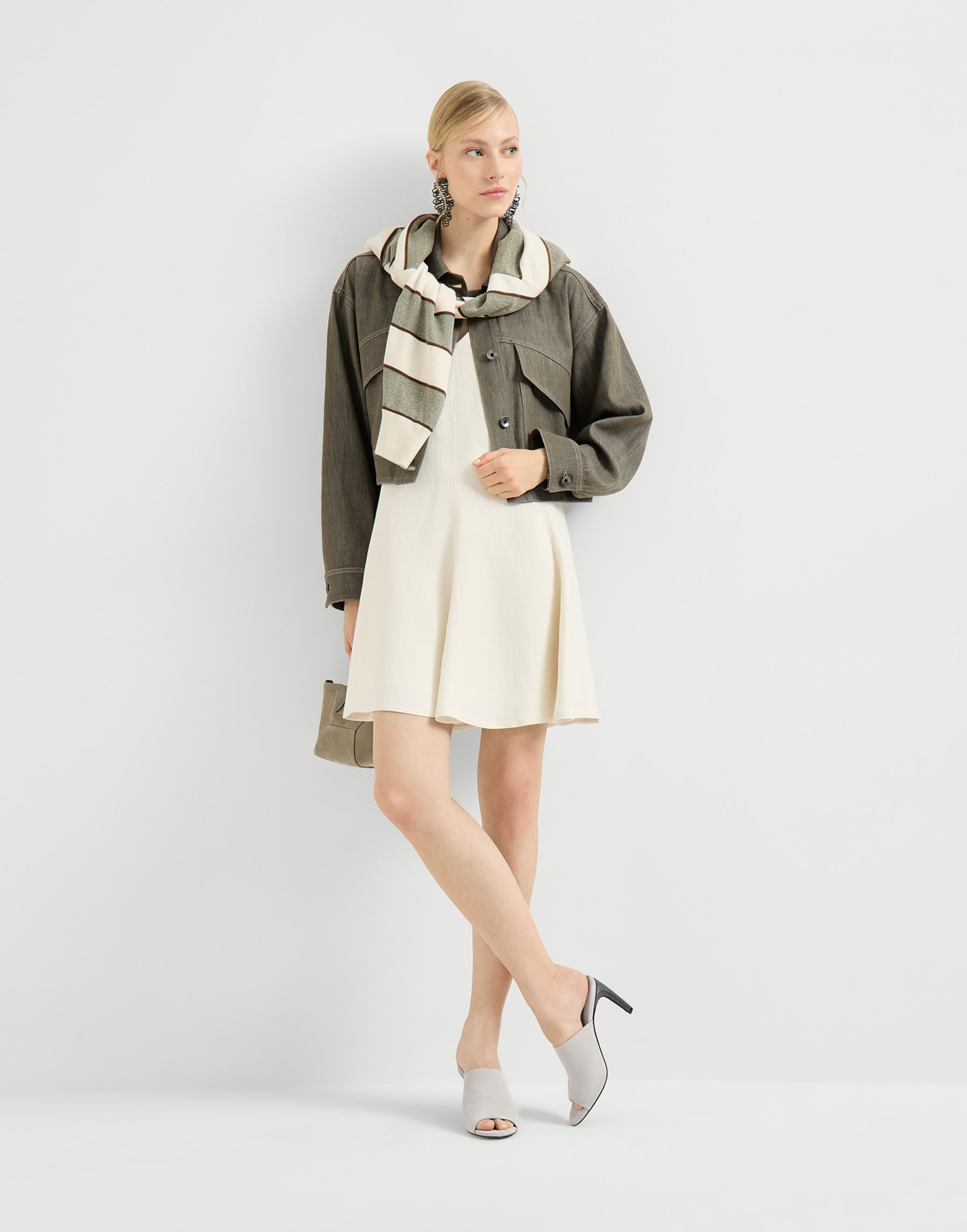 Туфли Brunello Cucinelli Светло серые F