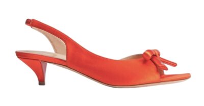 Туфли Dior Bow Оранжевые F