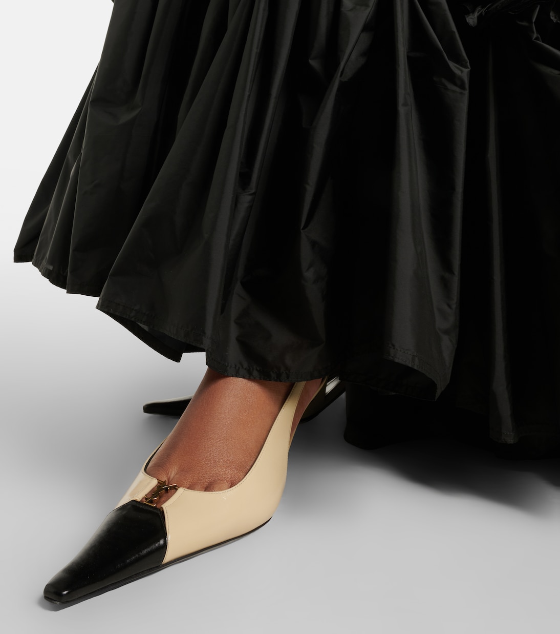 Туфли Saint Laurent Babylone Breteuil Белые F