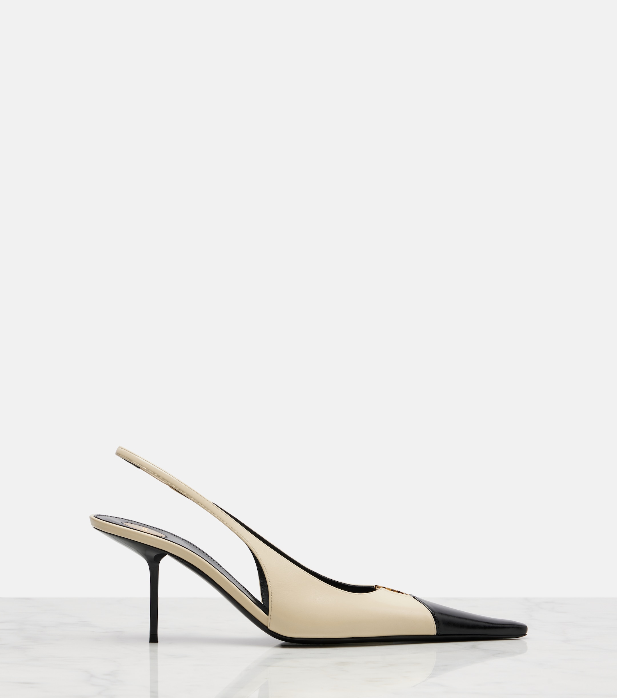 Туфли Saint Laurent Babylone Breteuil Белые F