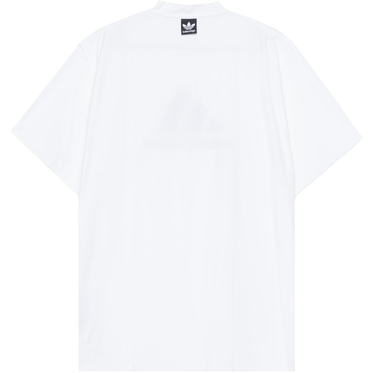 Футболка Balenciaga X Adidas Adidas Unisex Oversized Balenciaga Белая M