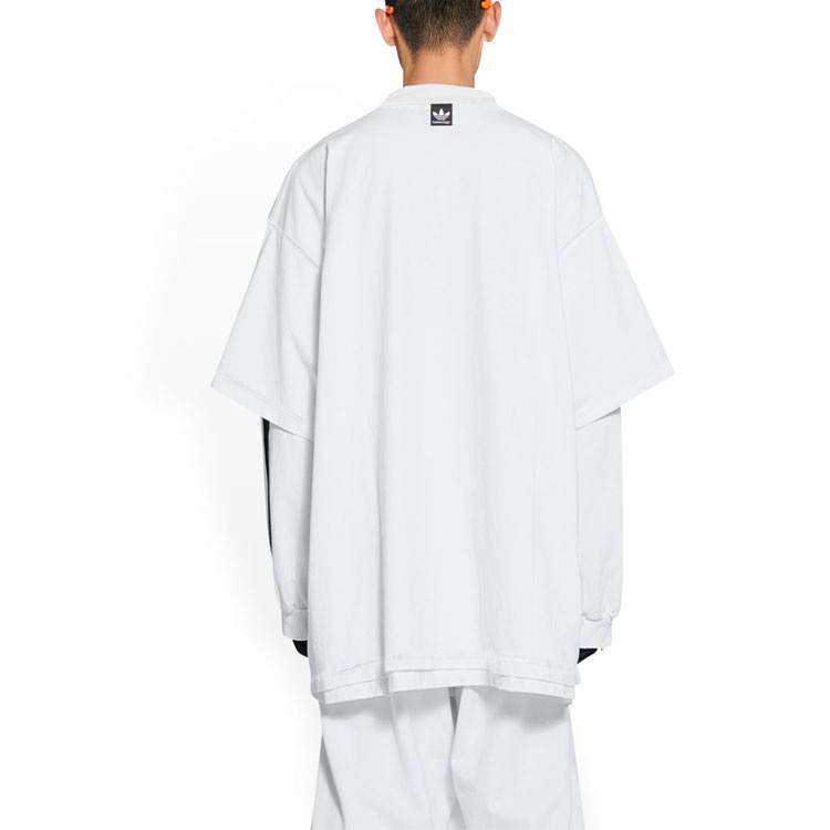 Футболка Balenciaga X Adidas Adidas Unisex Oversized Balenciaga Белая M