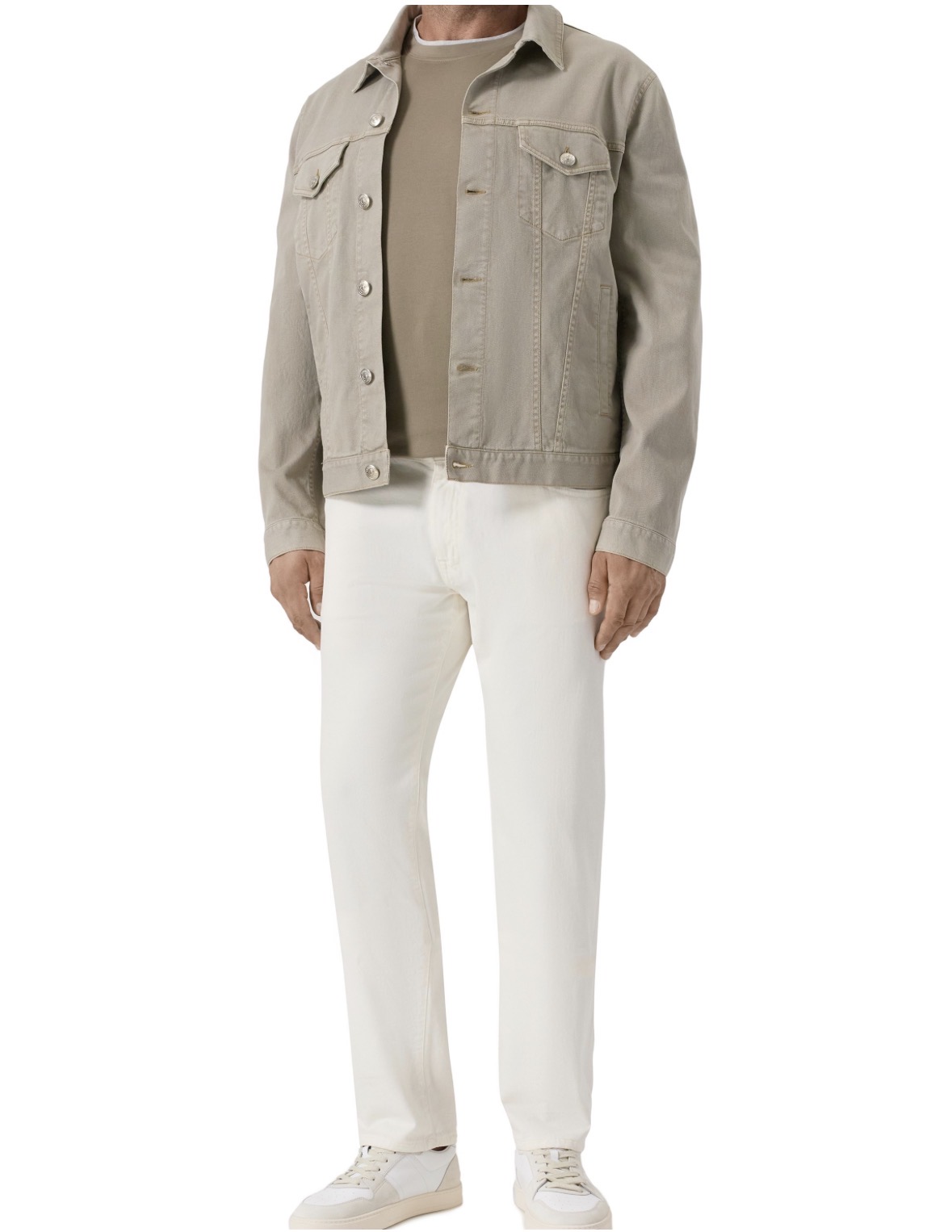 Футболка Brunello Cucinelli Basic Fit Коричнево бежевая M