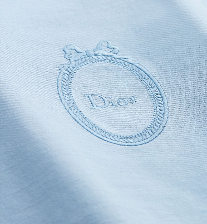 Футболка Dior M Голубая F