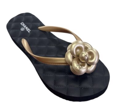 Шлепанцы Chanel Chanel Черные F