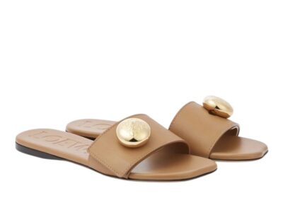 Шлепанцы Loewe Коричневые F