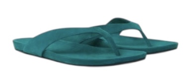 Шлепанцы Loro Piana Ida Бирюзовые F