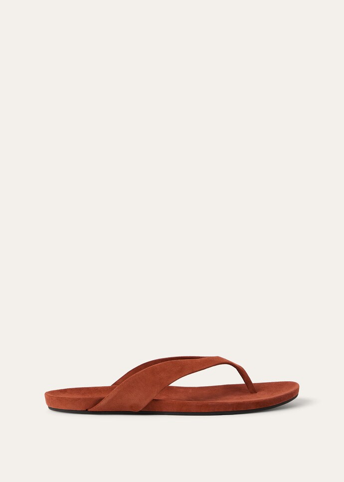 Шлепанцы Loro Piana Ida Коричневые F